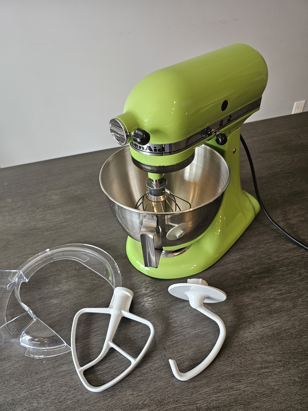 KitchenAid Artisan Green Apple Tilt-Head Stand Mixer with Bowl and Accessories - Picture 3 of 3